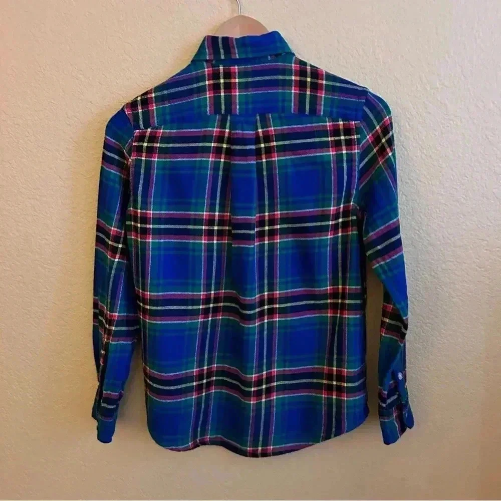Ralph Lauren Plaid Long Sleeve Button Down Shirt